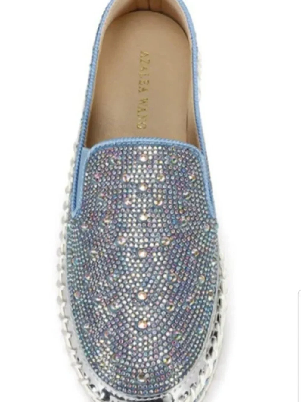 Azalea Wang Denim Slip-on Sneaker - NEW w/ Box Size 8